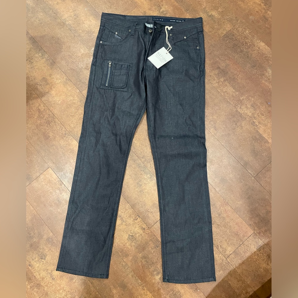 Mens size 34, dark wash Parish Nation